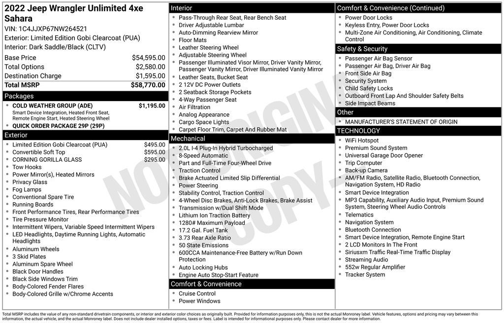 2022 Jeep Wrangler Unlimited Sahara 4xe