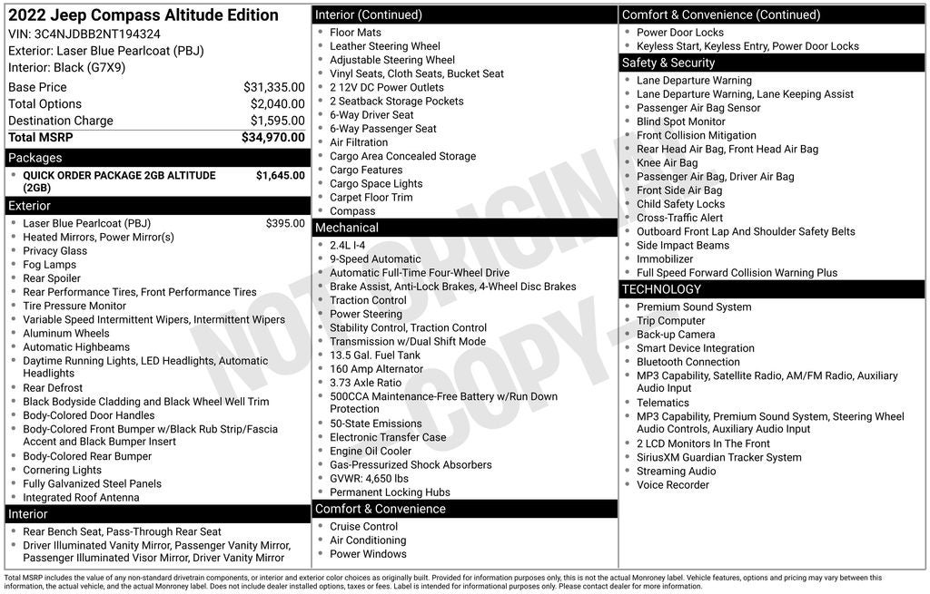 2022 Jeep Compass Latitude