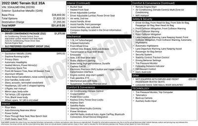 2022 GMC Terrain SLE
