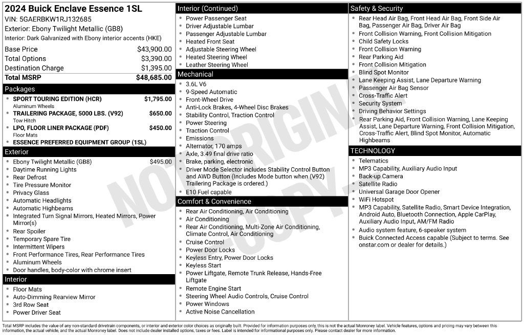2024 Buick Enclave Essence