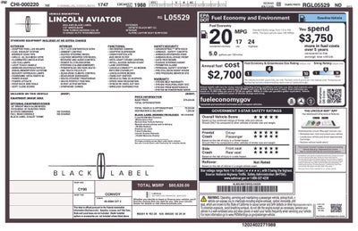 2024 Lincoln Aviator Black Label Premium