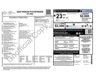 2025 Nissan Pathfinder SV