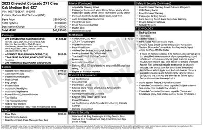 2023 Chevrolet Colorado Z71
