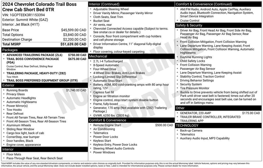 2024 Chevrolet Colorado Trail Boss