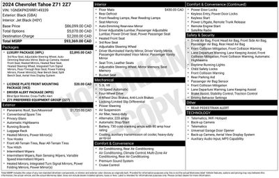 2024 Chevrolet Tahoe Z71