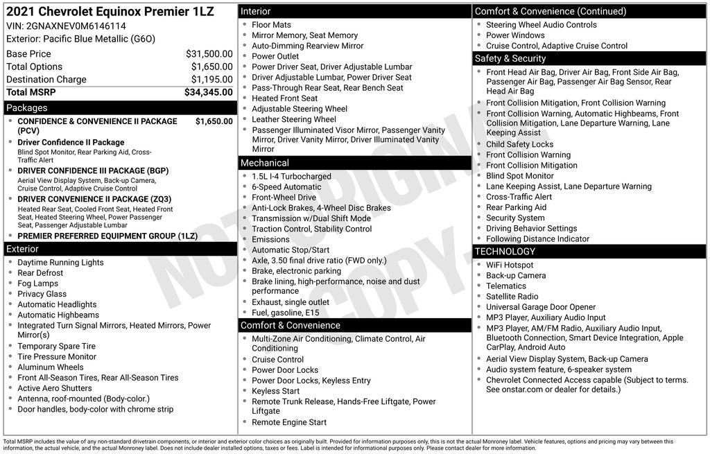 2021 Chevrolet Equinox Premier