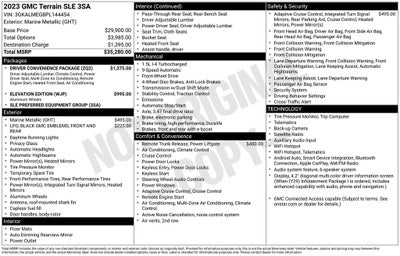 2023 GMC Terrain SLE