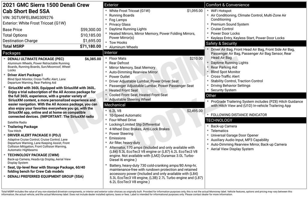 2021 GMC Sierra 1500 Denali