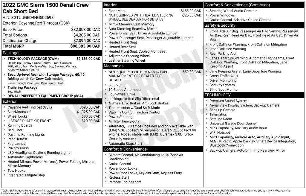 2022 GMC Sierra 1500 Denali
