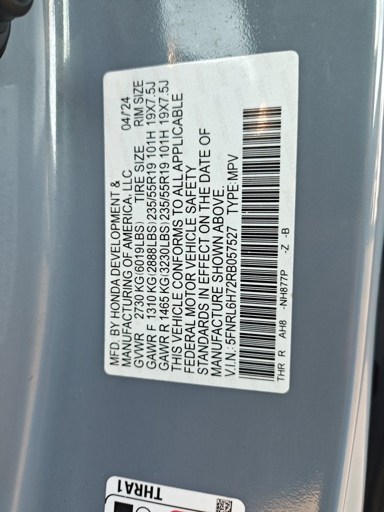 2024 Honda Odyssey Sport