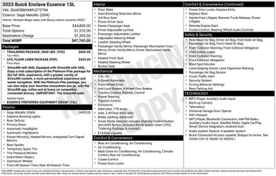 2023 Buick Enclave Essence