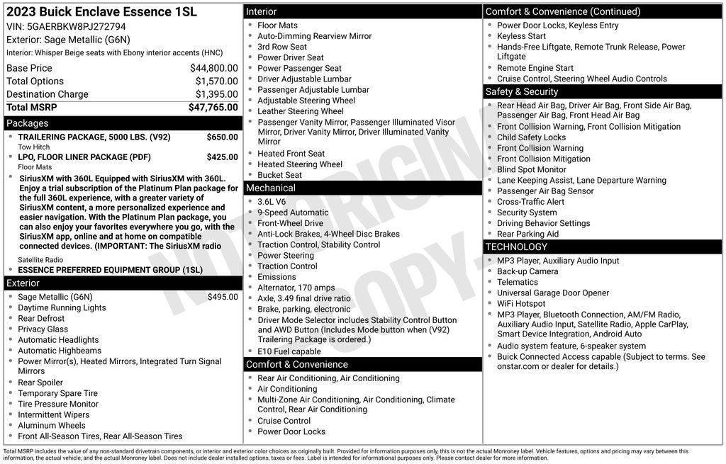 2023 Buick Enclave Essence