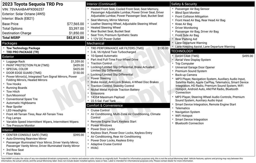 2023 Toyota Sequoia TRD Pro