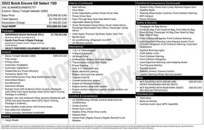 2022 Buick Encore GX Select