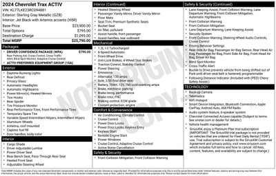 2024 Chevrolet Trax ACTIV