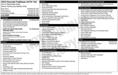 2025 Chevrolet TrailBlazer ACTIV
