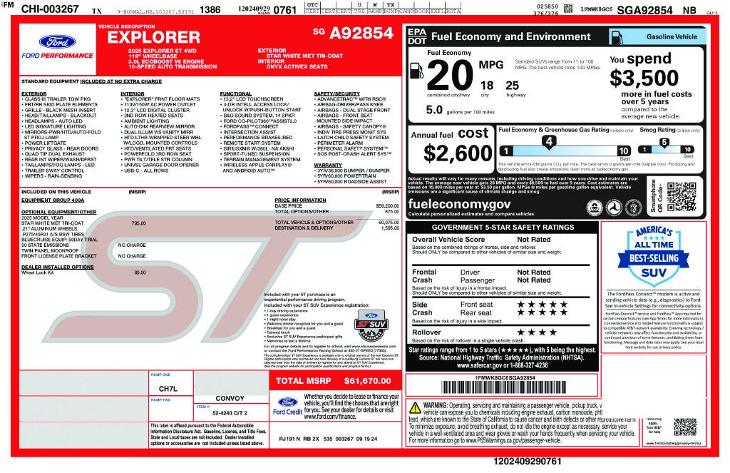 2025 Ford Explorer ST