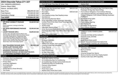 2024 Chevrolet Tahoe Z71