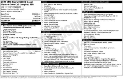 2024 GMC Sierra 2500HD Denali Ultimate