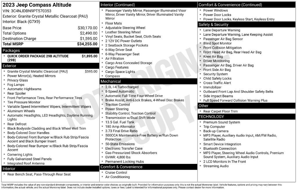 2023 Jeep Compass Latitude