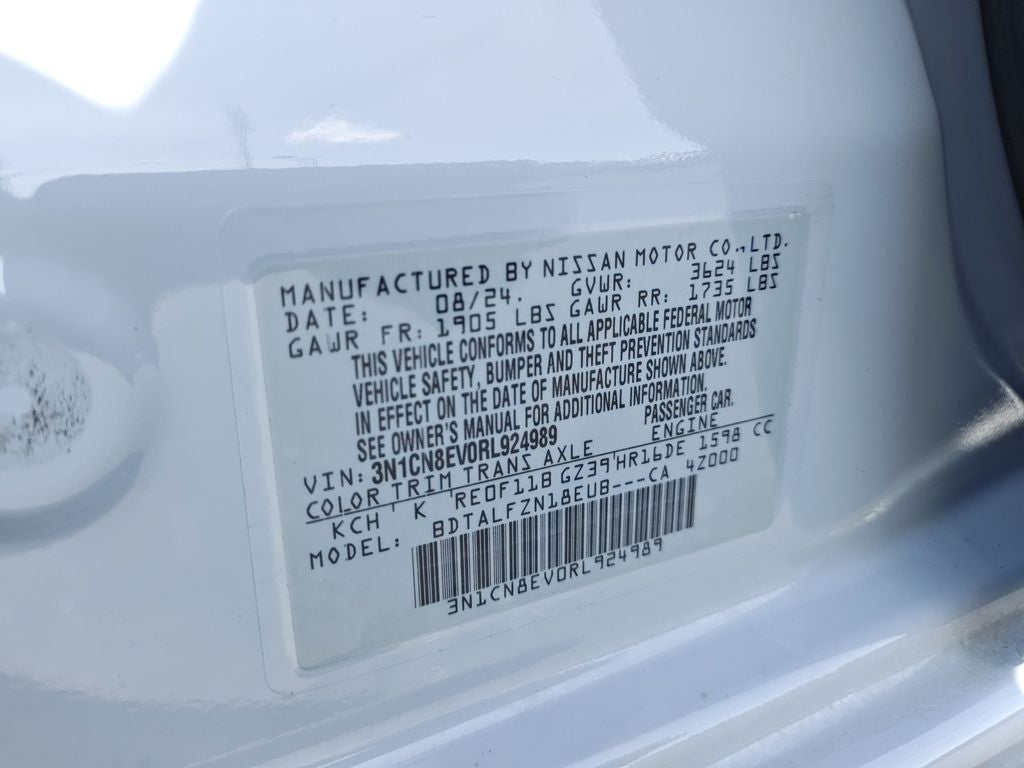 2024 Nissan Versa 1.6 SV