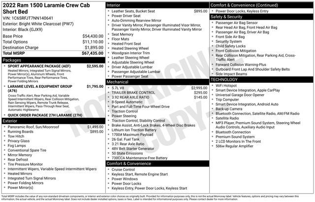 2022 RAM 1500 Laramie