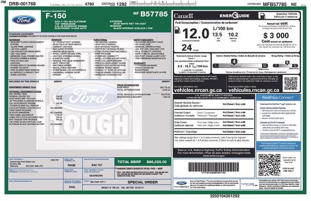 2021 Ford F-150 Platinum