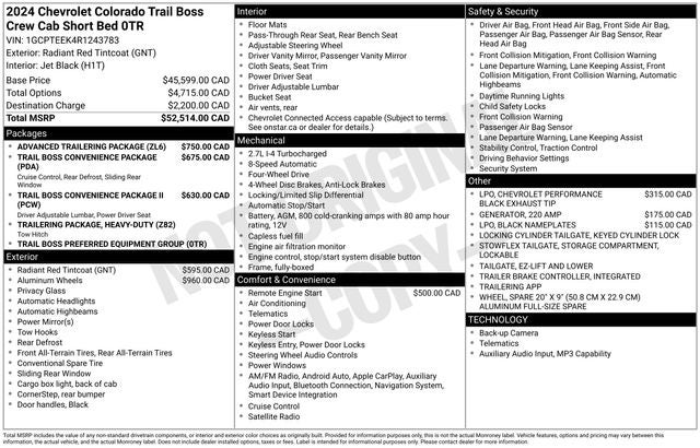 2024 Chevrolet Colorado Trail Boss