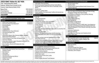 2023 GMC Yukon XL SLT