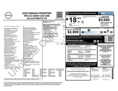 2025 Nissan Frontier PRO-4X