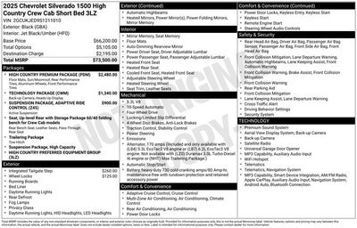 2025 Chevrolet Silverado 1500 High Country