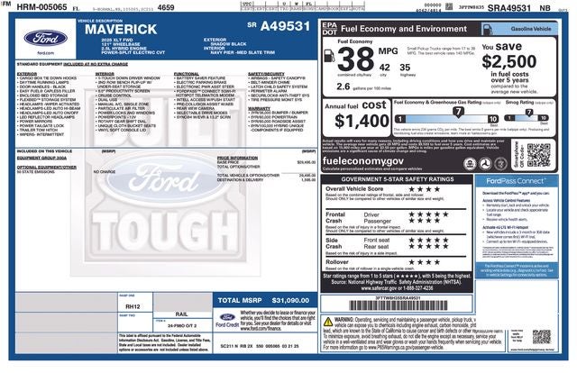 2025 Ford Maverick XLT