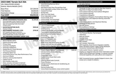 2023 GMC Terrain SLE