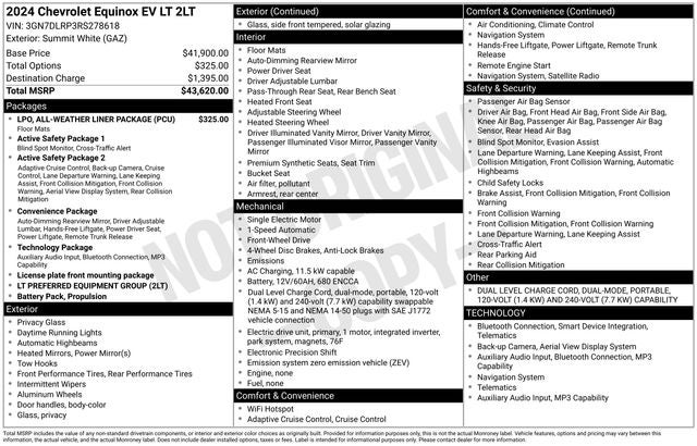 2024 Chevrolet Equinox EV LT