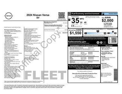 2024 Nissan Versa 1.6 SV