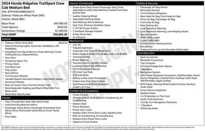 2024 Honda Ridgeline TrailSport