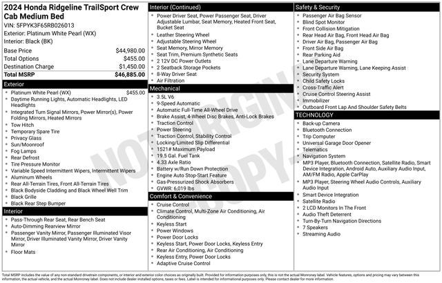 2024 Honda Ridgeline TrailSport
