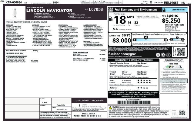 2024 Lincoln Navigator Reserve