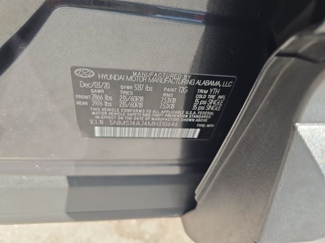 2021 Hyundai Santa Fe SE