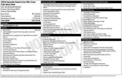 2024 Hyundai Santa Cruz SEL