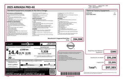 2025 Nissan Armada PRO-4X