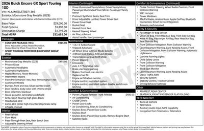 2026 Buick Encore GX Sport Touring