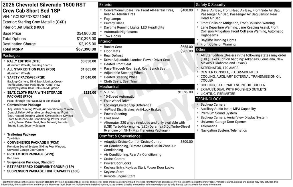 2025 Chevrolet Silverado 1500 RST