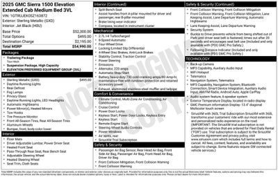 2025 GMC Sierra 1500 Elevation