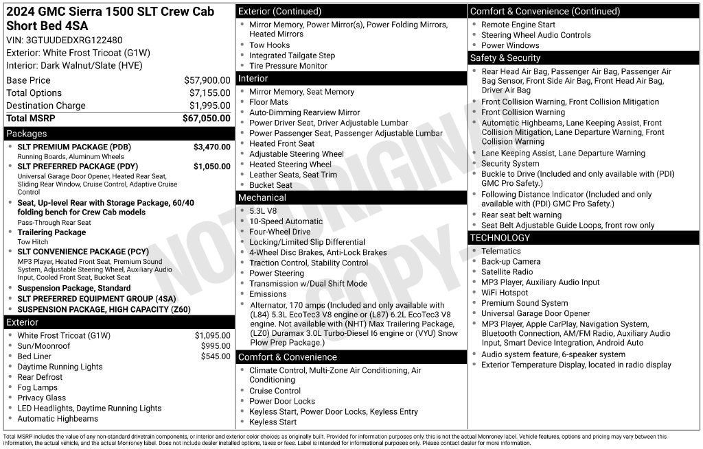 2024 GMC Sierra 1500 SLT