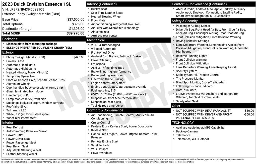 2023 Buick Envision Essence