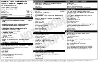 2024 GMC Sierra 3500HD Denali Ultimate