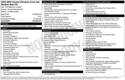 2024 GMC Canyon Elevation
