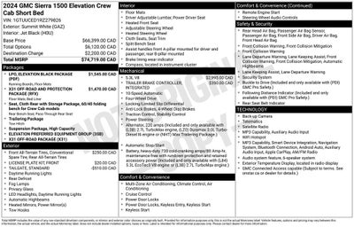 2024 GMC Sierra 1500 Elevation