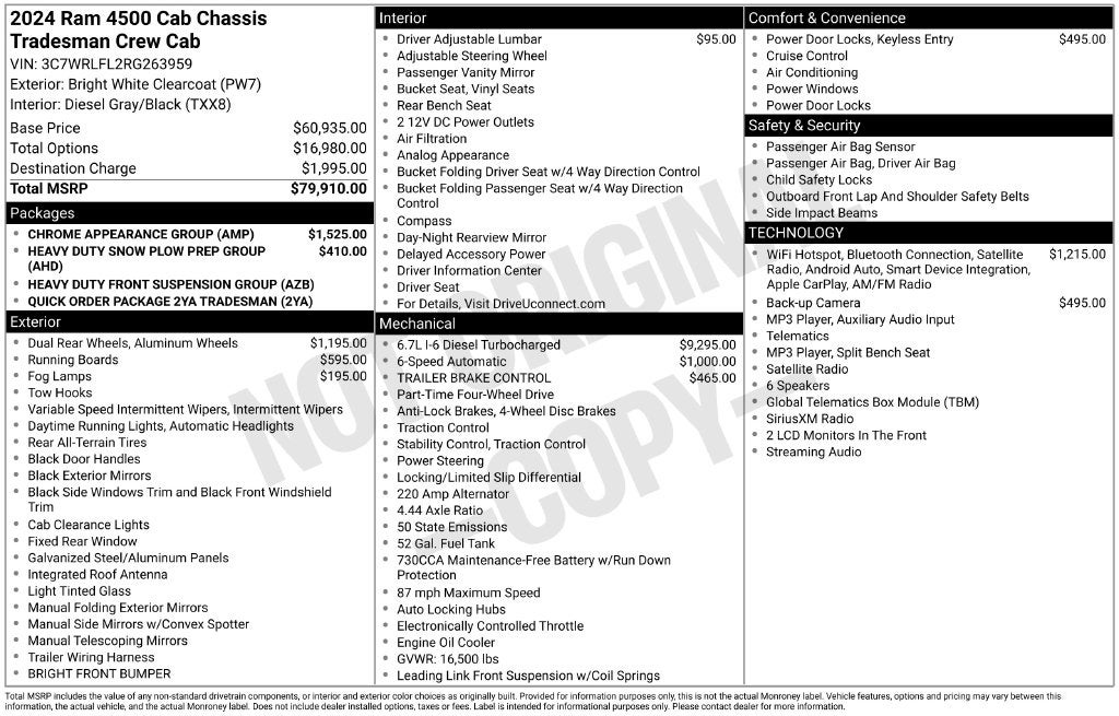 2024 RAM 4500HD Tradesman